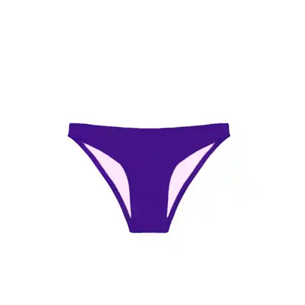 Bikini Calzón Con Pinza Trasera Morado Talla XS Samia