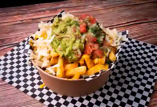 Papas Fritas con Guacamole