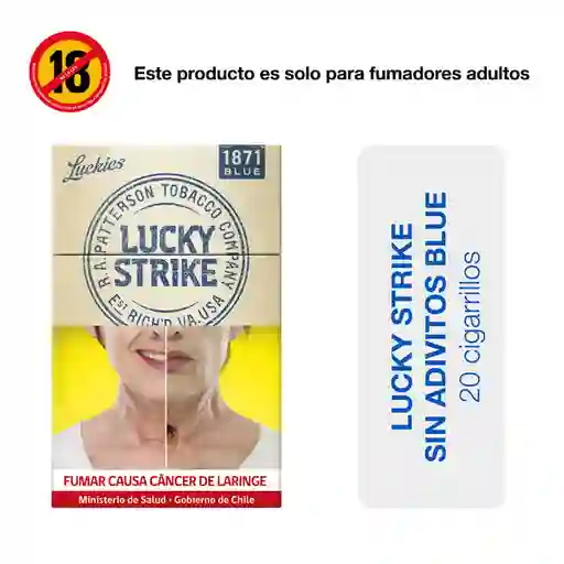 Lucky Strike Cigarrillos Patterson Blue