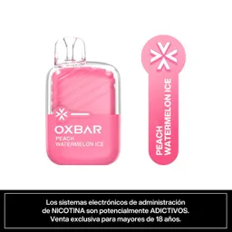 Oxbar Vapeador Mini Sandía Durazno Ice 2200 Puffs 4.5%