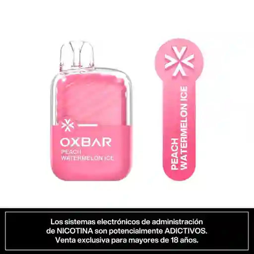 Oxbar Vapeador Mini Sandía Durazno Ice 2200 Puffs 4.5%