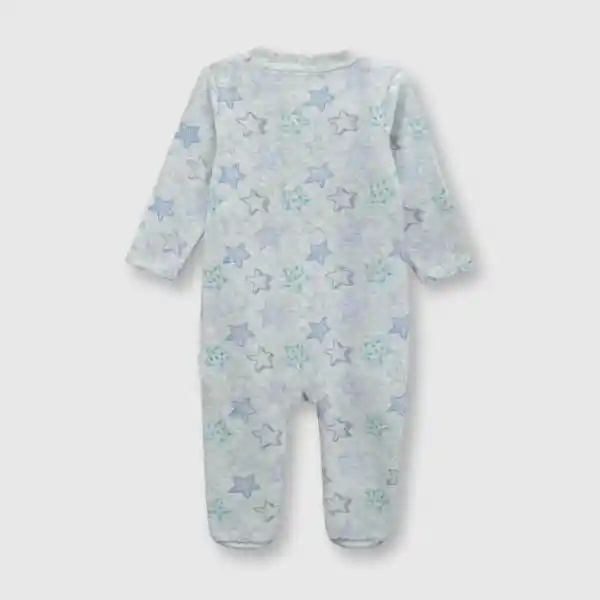 Osito Estrellas Melange de Bebé Niño Gris Talla 0/3M Colloky