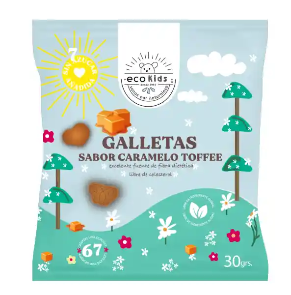 Ecokids Galleta Caramelo Toffee