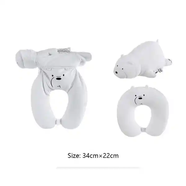 Miniso Almohada Para Viaje We Bare Bears Oso Polar