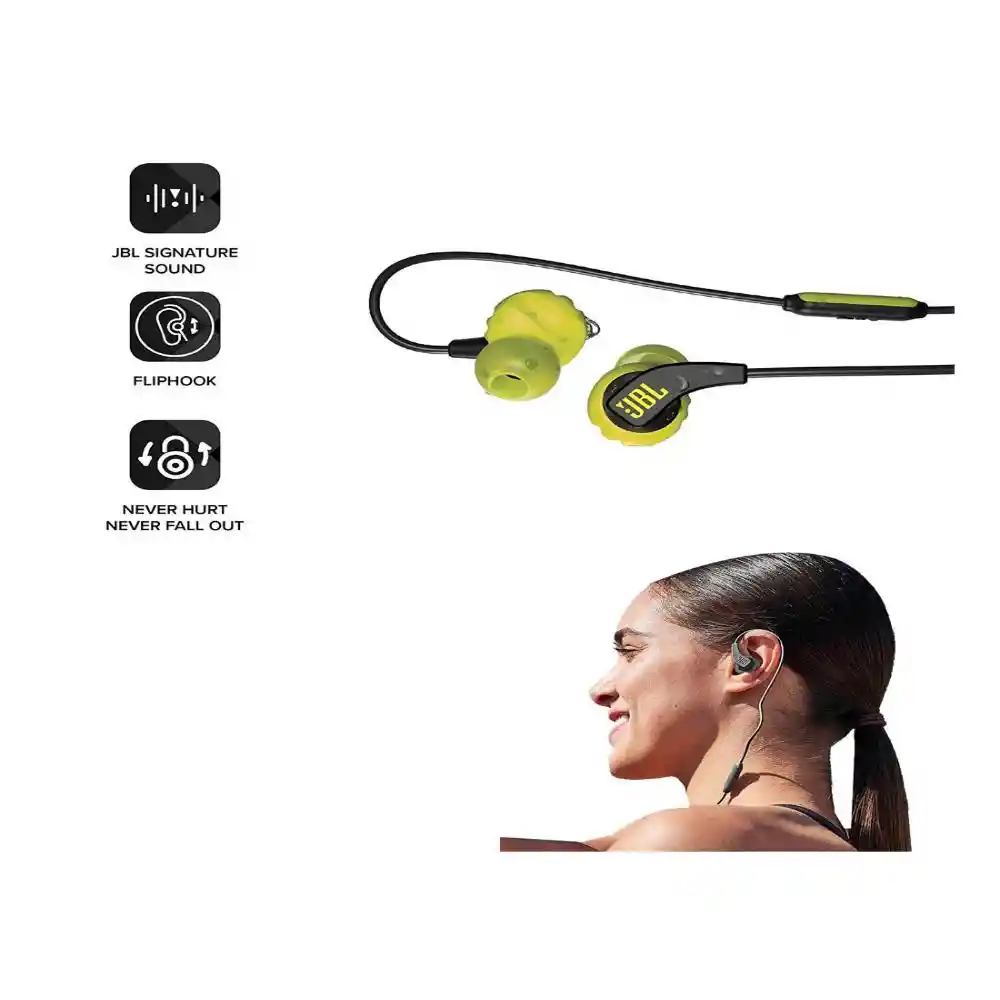 Jbl Audífonos in Ear Endurance Run Amarillo JBLENDURRUNBNL