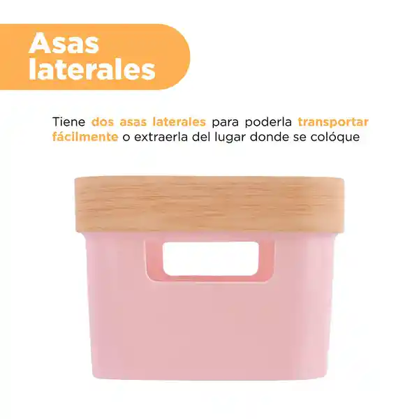 Organizador Con Tapa Rosa doMinios