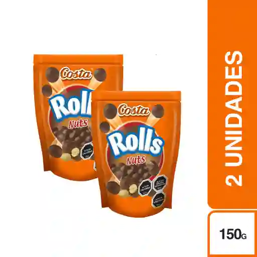 2 x Rolls Chocolate en Bolitas Nuts con Mani
