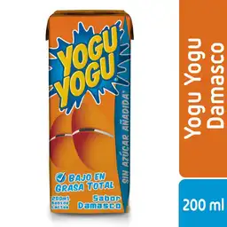 Yogu Yogu Bebida Láctea Sabor a Damasco