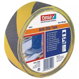 Tesa Cinta Antideslizante 50 mm x 5 m Amarillo Negro