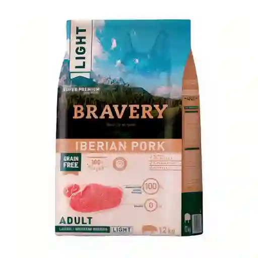 Bravery Alimento Para Perro Cerdo Pequeña Light
