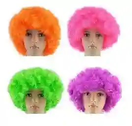 Peluca Afro Fluor Surtidos
