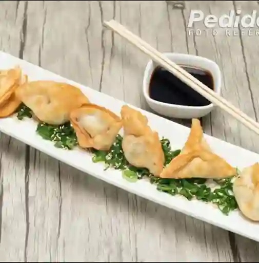 Gyosas de Aceituna y Champiñón