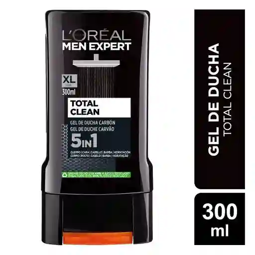 Loreal Paris-Men Expert Gel de Ducha Carbón Total Clean