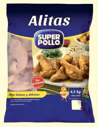 Super Pollo Alitas Pollo Congeladas