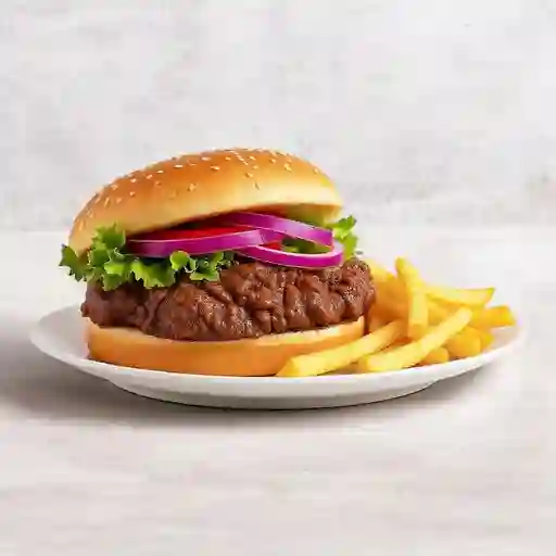 Sandwich Hyatt + Papas Fritas