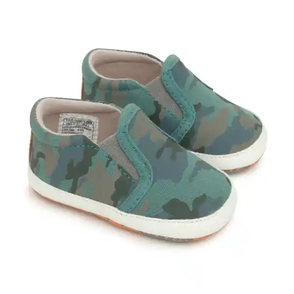 Alpargata Camuflada de Bebé Niño Verde Militar Talla 15 Colloky