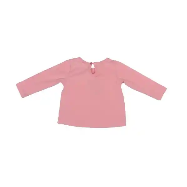 Polera Bebe Niña Rosado Pillin 9 M