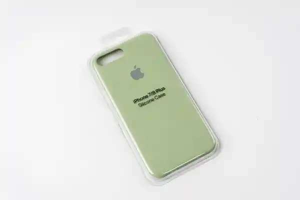 Silicone Case Verde Para iPhone 7p/8 Plus