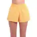 Short Deportivo Mujer Amarillo Talla M Samia