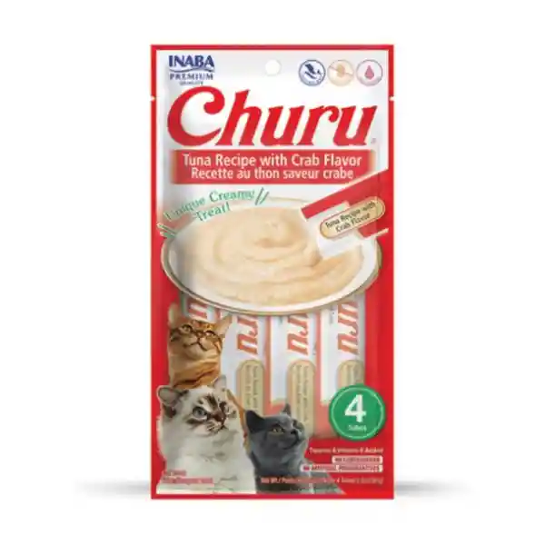 Churu Alimento Para Gato Atún Con Cangrejo