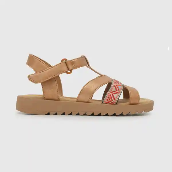 Sandalias Étnica de Niña Camel Talla 37 Colloky