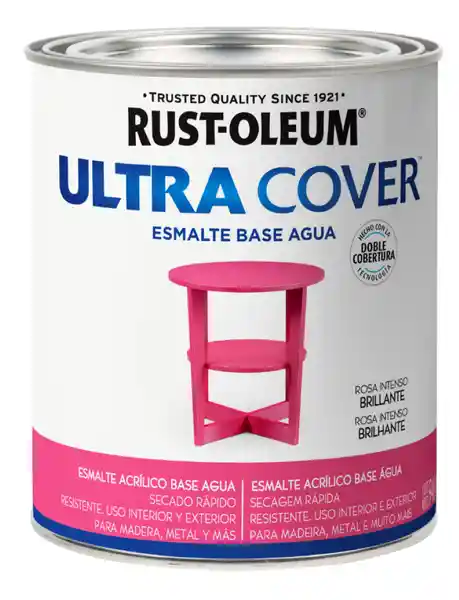 Ultra Cover Rust Oleum Esmalte Al Aguarosa Intenso Brillante