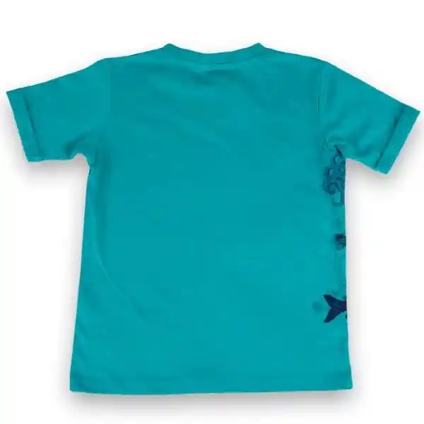 Polera Niño Verde Talla 2 A Pvy662-23Ver Pillín