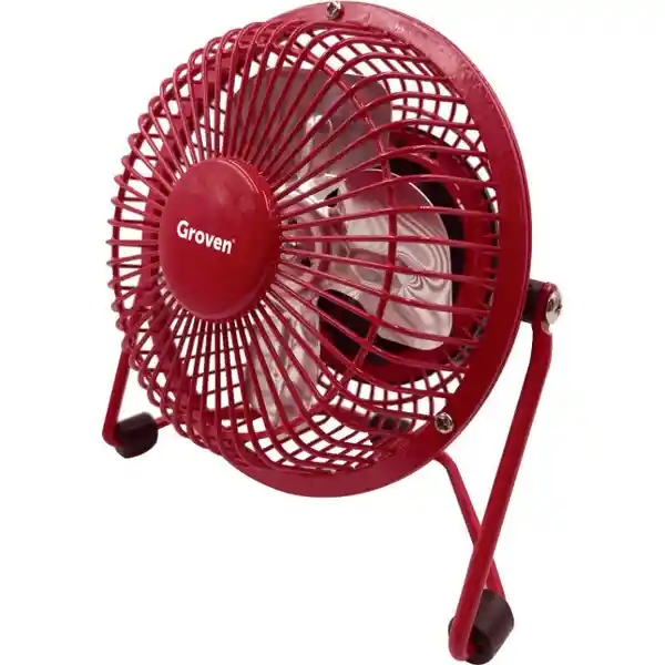 Groven Ventilador Mini Usb Red