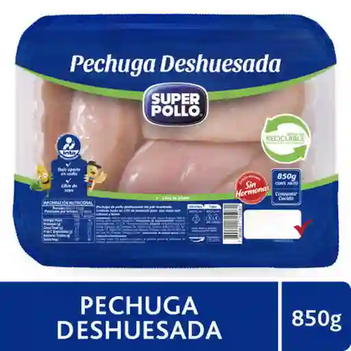 Super Pollo Pechuga Deshuesada Envasada
