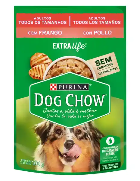 Dog Chow Alimento Húmedo Pollo Para Perro