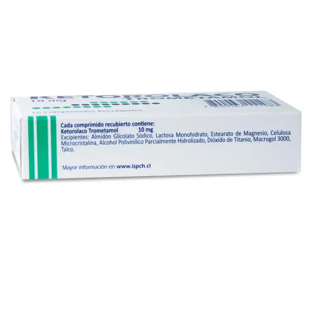 Laboratorio Chile Ketorolaco Trometamol (10 mg)