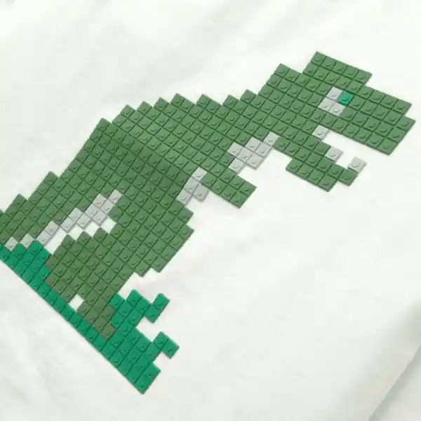 Polera Dino de Bebé Niño Crema Talla 9/12M Colloky