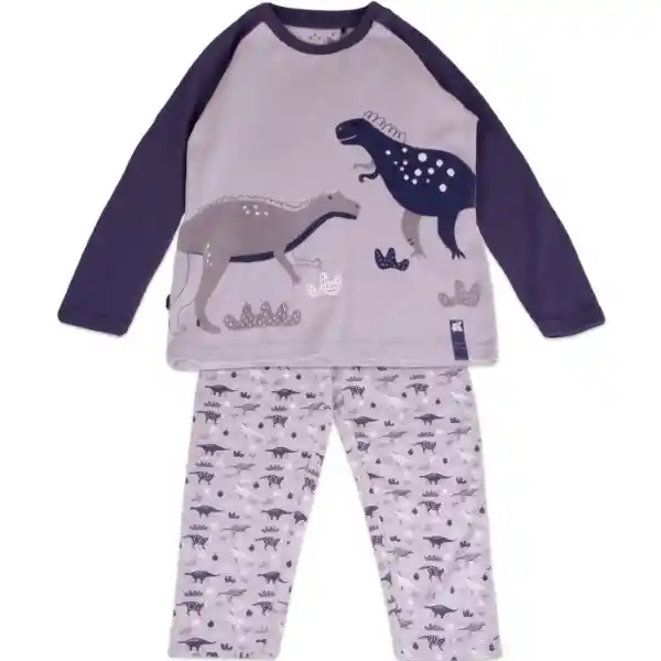 Set Pijama Niño Gris Talla 4 A Pillín