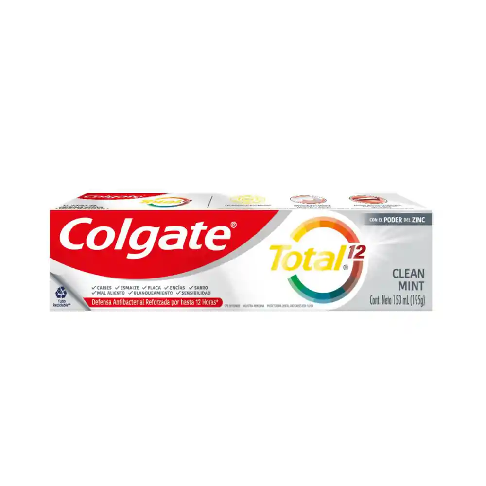 Colgate Pasta Dental Total 12 Clean Mint 195 G
