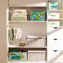 Baúl Organizador de Tela Con Divisiones 60 x 30 x 30 cm