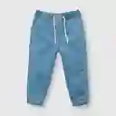 Jean Ancho Lightde Bebé Niño Light Denim Talla 9/12M Colloky