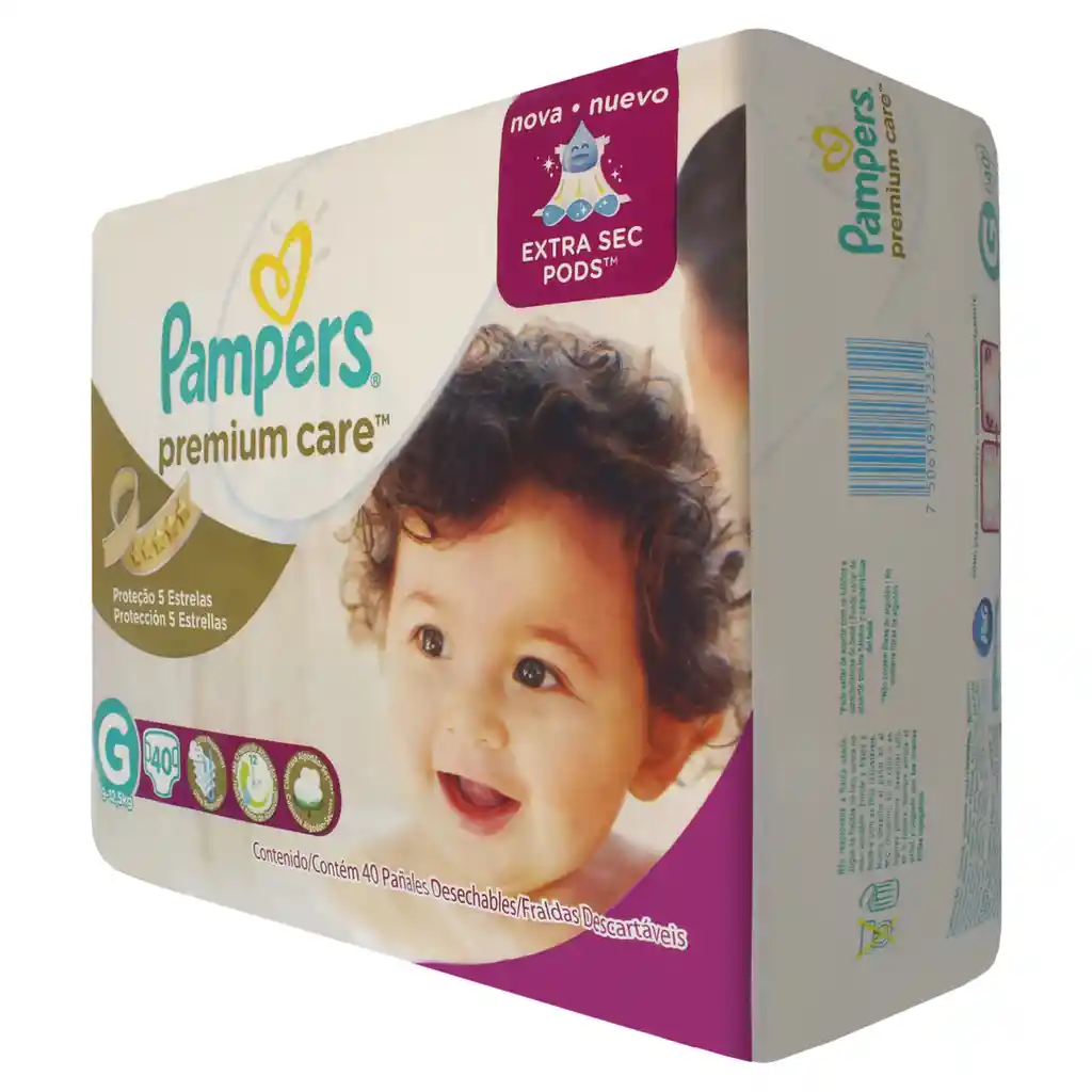 Pampers Panal Infantil Premium Care G