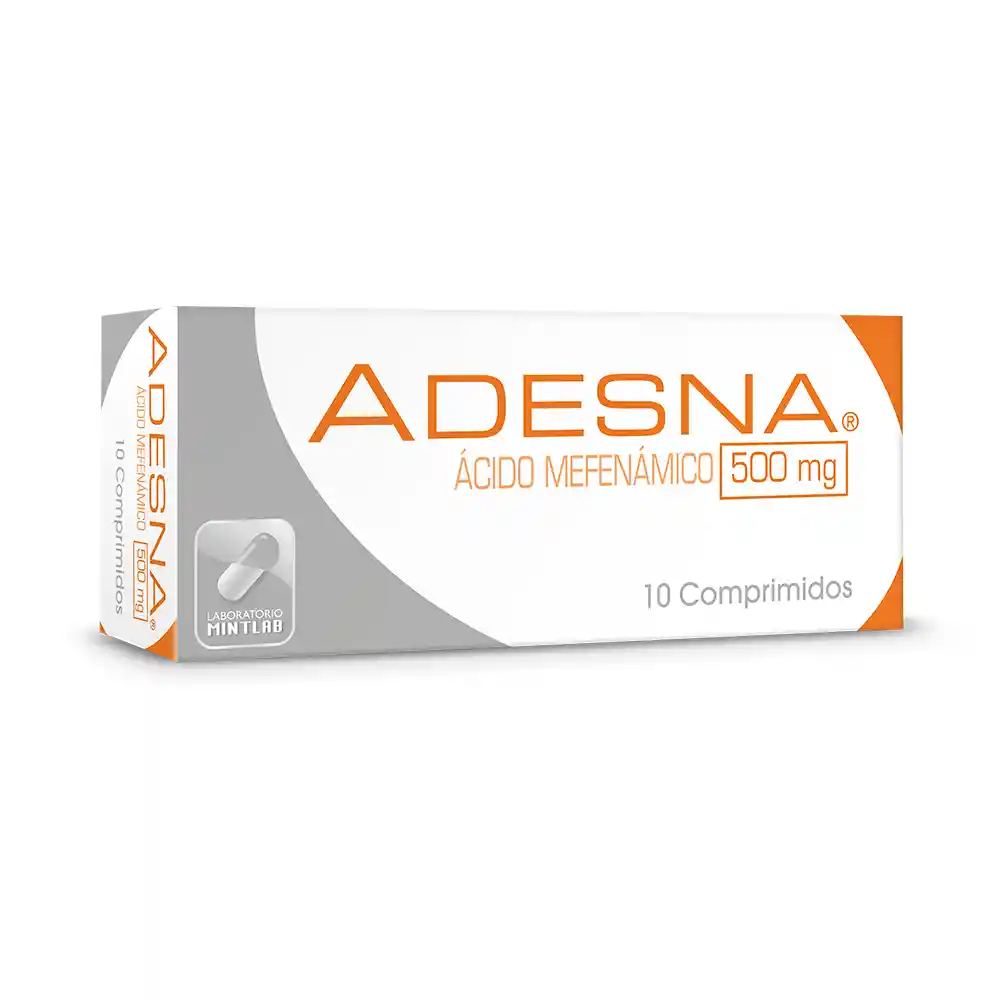 Ácido Mefenâmico Adesna  500 Mg X 10 Unidades