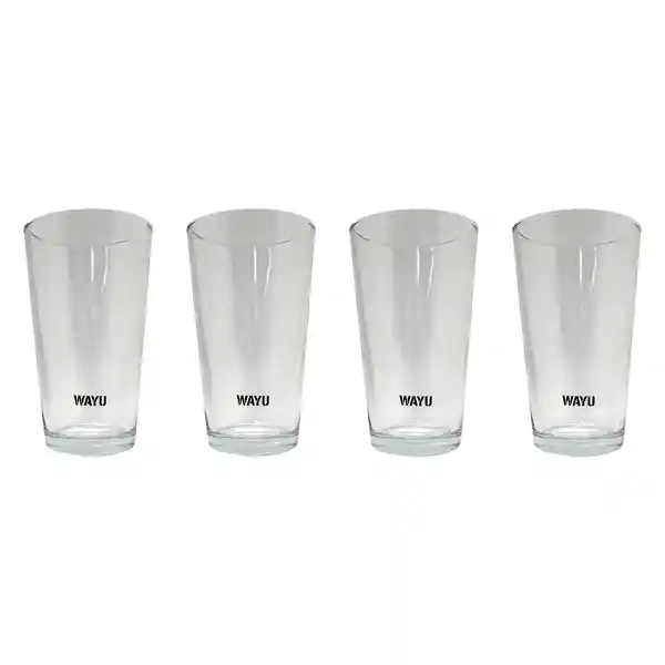 Wayu Set de Vasos Vidrio