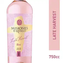 Misiones Vino Late Harvest Rose 12 Grados