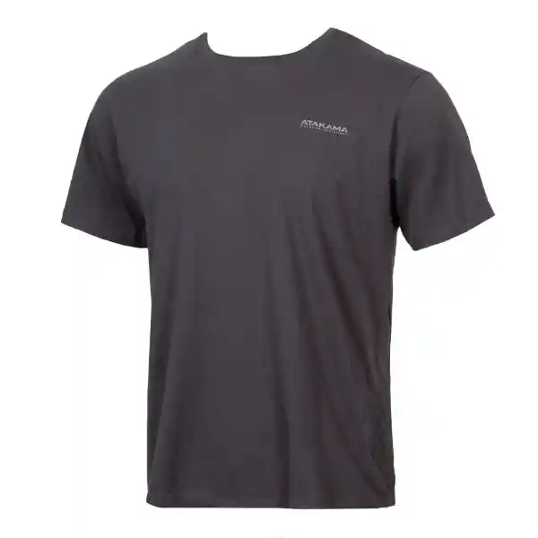 Polera Manga Corta Hombre S Equipamiento Gris Atakama Outdoor