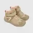 Botines Velcro Elástico Cinta Lateral Niña Beige T. 32 Colloky