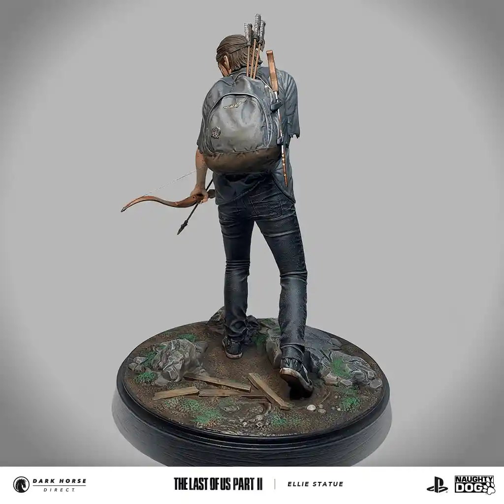 The Last of us Figura de Colección Part II Ellie With Bow Dark