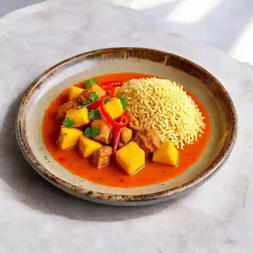 Curry Rojo De Pollo