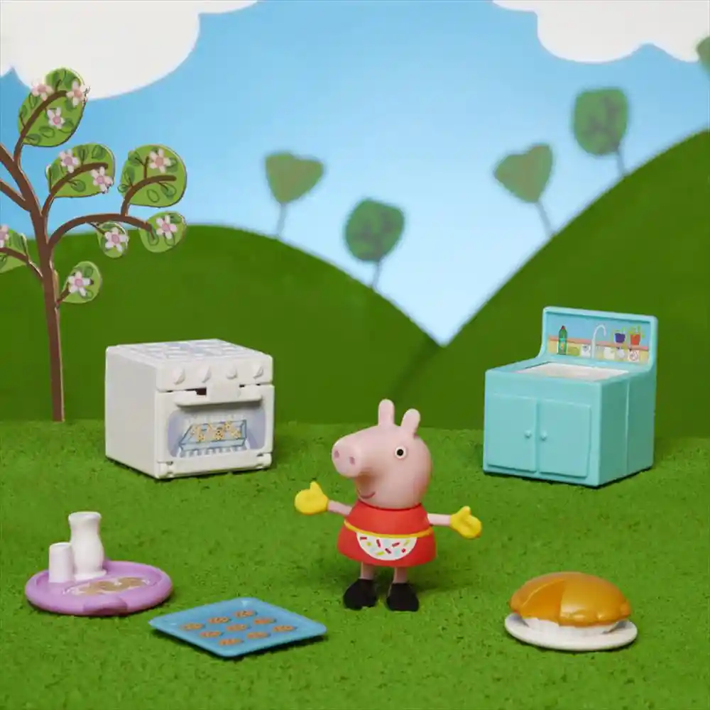 Set Peppa Pig Cocinando Con Peppa Original