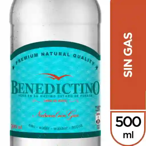 2 x Agua Benedictino Sin Gas 500 Cc