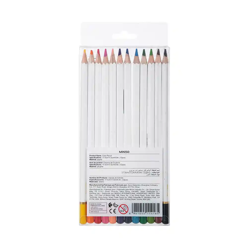 Paquete de Lápices de Colores 12 Colores Superb Writer