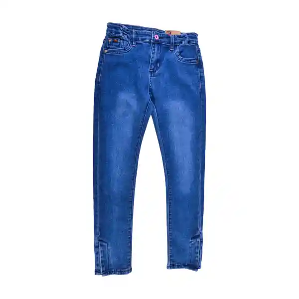 Jean Skinny Niña Azul Talla 14 Pillin