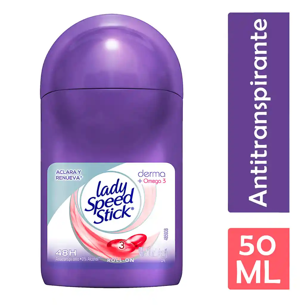 Lady Speed Stick Desodorante Derma Omega 3 en Roll On