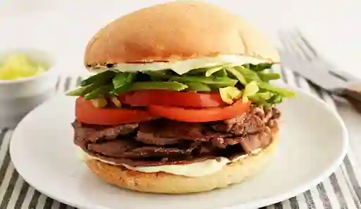 Sándwich Chacarero con Ají y Mayo